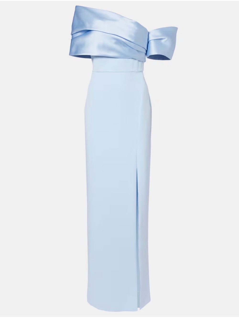 Solace London Alexis asymmetric off-shoulder gown - Picture 2 of 5
